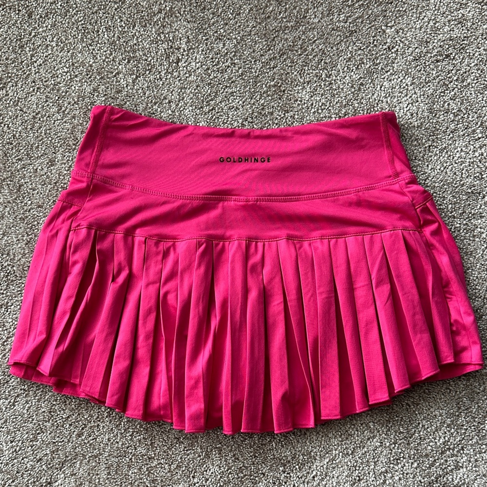 Goldhinge Women's Pink Mini Skirt